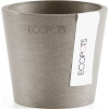 Ecopots Kvetináč Amsterdam (taupe/tmavošedo-hnedý) - Ø 8 cm, výška 7 cm
