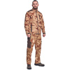CRV CRAMBE / Maskáčová softshellová bunda - hnedá camouflage XL
