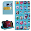 Peňaženkové puzdro Lovely Cartoon Owls na ALCATEL ONETOUCH 6045Y IDOL 3 (5.5)