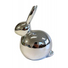 Strieborný porcelánový zajac 18cm
