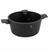 Berlingerhaus Kastrol s titanovým povrchem a poklicí 30 cm Antracit Collection BH-8133
