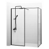 Sprchový kút - Walk-In Black Bler sprchová kabína 80x100 cm (Sprchový kút - Walk-In Black Bler sprchová kabína 80x100 cm)