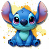 CUKROVÁ TLAČ jedlý obrázok na tortu Cukrová hmota Stich Stitch Sticz Lilo #45