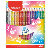 Farebné ceruzky Maped Color Peps Mini Cute 24ks mix farieb