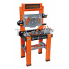 Pracovná dielňa Bricolo One Workbench Black&Decker Smoby so zatĺkačkou a 79 doplnkami 103 cm vysoká