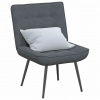 VidaXL Relaxačné kreslo Tmavosivá 64x74x84 cm Zamat 4012318