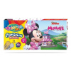 Colorino Kids farebná plastelína 12 farieb zlatá a strieborná Minnie