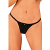 Obsessive Sexy tanga Maderris Čierna XS/S