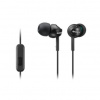 Sony MDR-EX110AP Slúchadlá s mikrofónom Kábel Do ucha Hovor / hudba Čierna (MDR-EX110AP_BK)