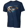 Tričko Savage Gear Cannibal Tee Blue - modré vel. XL
