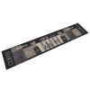 vidaXL Kuchynský koberec umývateľný Coffee čierny 60x300 cm zamat - Viacfarebný - 19731-161294