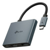 TP-LINK Rozbočovač TP-Link UH3020C USB Type-C 5000 Mbit/s sivý