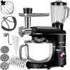 Ruhhy planetárny kuchynský robot s mixérom 2200 W, čierny (Planetárny kuchynský robot 3v1 Multifunkčný mixér Veľký 2200W 6,2l mixér)