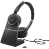 JABRA Evolve 75, Slúchadlá, Duo, USB-BT, MS + stoj
