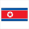 Magnetka vlajka Severná Kórea