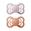 Bibs Cumlíky SUPREME z prír.kaučuku veľkosť 1 (0-6M)-2ks Pink plum/Peach -170354