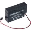 multipower MP0,8-12H 137124 olovený akumulátor 12 V 0.8 Ah olovený so skleneným rúnom (š x v x h) 96 x 62 x 25 mm Molex konektor bezúdržbová, nebadateľné; 137124
