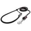 Vodítko Tamer Lanové Easylong čierne 3,5m, 8-50 kg černé 3,5m, 8-50 kg