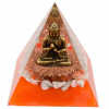 Orgonit ORGONITOVÁ PYRAMÍDKA AGAT HOWLIT Buddha FIGÚRKA