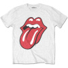 The Rolling Stones tričko Classic Tongue Biela M