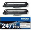 toner BROTHER TN-247 Black kit (2ks) HL-L3210CW/L3270CDW, DCP-L3510CDW/L3550CDW, MFC-L3730CDN/L3770CDW (2x 3000 str.) TN247BKTWIN