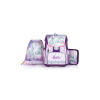 oxybag Školská taška PREMIUM Horses purple 3-dielna súprava