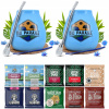 Sada vzoriek pre dvoch Yerba Mate tykva bombilla 10x50g