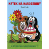 Krtek má narozeniny - omalovánky A4 - Zdeněk Miler