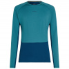 Pánske funkčné tričko Icebreaker Men Merino 200 ZoneKnit LS Crewe Veľkosť: XL / Farba: modrá/svetlo modrá