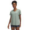 Under Armour Tech™ Twist V-Neck Short Sleeve Womens Silica Green 16 (XL)