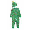 Dojčensky overal - PAJACKEK Kaphahl 68 zelený (Klaun vianočného stromu Kappahl s klobúkom svätý 68)
