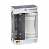 Sada mlýnků na pepř a sůl BERLIN 18 cm, černá/bílá - Zassenhaus (BERLIN Set dřevěný mlýnek na pepř a sůl bílá/černá 18 cm - Zassenhaus)