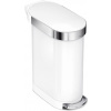 Simplehuman Koše - Odpadkový kôš Slim 45 l, biela CW2069