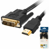 Kábel DVI-D HDMI BLOW 1,5M ČIERNY FULL HD 4K PC TV