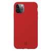 Ochranný silikonový kryt Cellularline Sensation pro Apple iPhone 12 Pro Max, červený