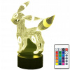 Pokémon - Nočná lampa 3D LED Pokemon Rôzne farby + diaľkové ovládanie