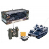 Teddies RC Tank TIGER I plast 33cm 27MHz RTR na baterie dobíjecí pack se zvukem a světlem 1:28