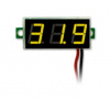 Digitálny voltmeter (panelový, žltý (oranžový))