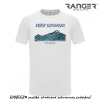 Tričko RANGER® - motív Veľký Rozsutec 13 Biela 3XL
