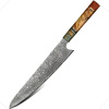 IZMAEL Damaškový kuchynský nôž Yorokobi Slicer/Multifarebná 25.5 cm