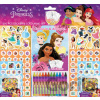 Samolepkový set s omalovánkami a voskovkami: Disney Princezny - Jiří Models