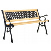 Lavica s operadlom, drevo 122 x 54 cm