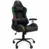 Herné kreslo INDIANAPOLIS RGB čierna