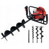 Benzínový zemný vrták 1,4 kW + 3 vrtáky YT-84660