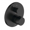 Duravit C.1 Vaňová termostatická batéria pod omietku, na 2 spotrebiče, matná čierna C15200014046