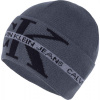 Calvin Klein MONOGRAM COTTON TAPE BEANIE tmavo sivá,čierna Zimná čiapka UNI