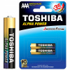 Alkalická batéria Toshiba AAA (R3) 2 ks
