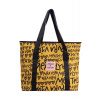 Plážová taška Meatfly X Pura Vida Skye Beach Bag 2022 Yellow/Black