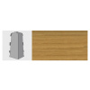 Vnutorný roh na plastové lišty EF005 60 x 20 mm, dub, EF-7043