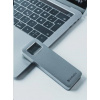 VERBATIM externí SSD 1TB, Executive Fingerprint Secure SSD, USB 3.2 Gen 1/USB-C, (W:356 MB/s, R:344 MB/s), šedá 53657